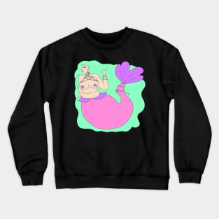 Curvy Mermaid Crewneck Sweatshirt